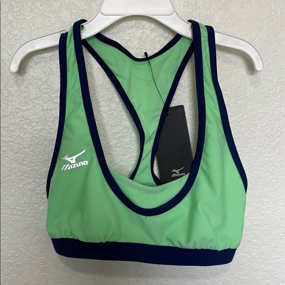 MIZUNO sport bra top volleyball blue/mint size XS